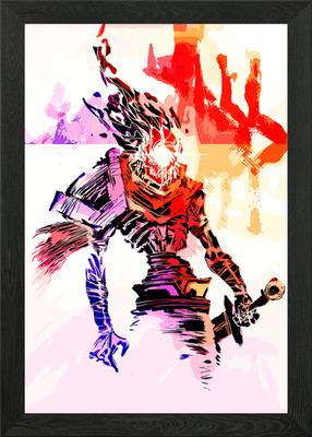 Dead Cells character game Framed Wall Art Poster Canvas Print Picture