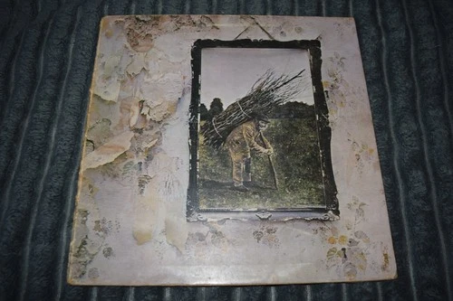 LED ZEPPELIN - Untitled (IV) LP 1971 UK Atlantic Plum/Red Label DELUXE 2401012