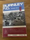 Burnley v Chelsea Programme 1968/69