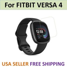 2-Pack Screen Protector TPU Full Coverage Clear Film For Fitbit Versa 4 Watch