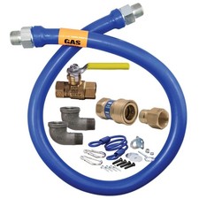 1675KIT48 Safety System Kit - 48" Stainless Steel Gas Hose, 3/4" Diameter