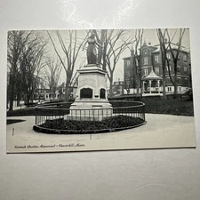 Hannah Duston Monument, Haverhill Mass, Vtg Postcard