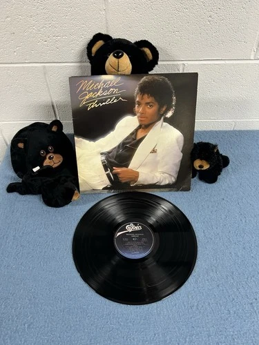 Michael Jackson Thriller LP Vinyl Record  Album 1982 Vintage Epic Records Tested