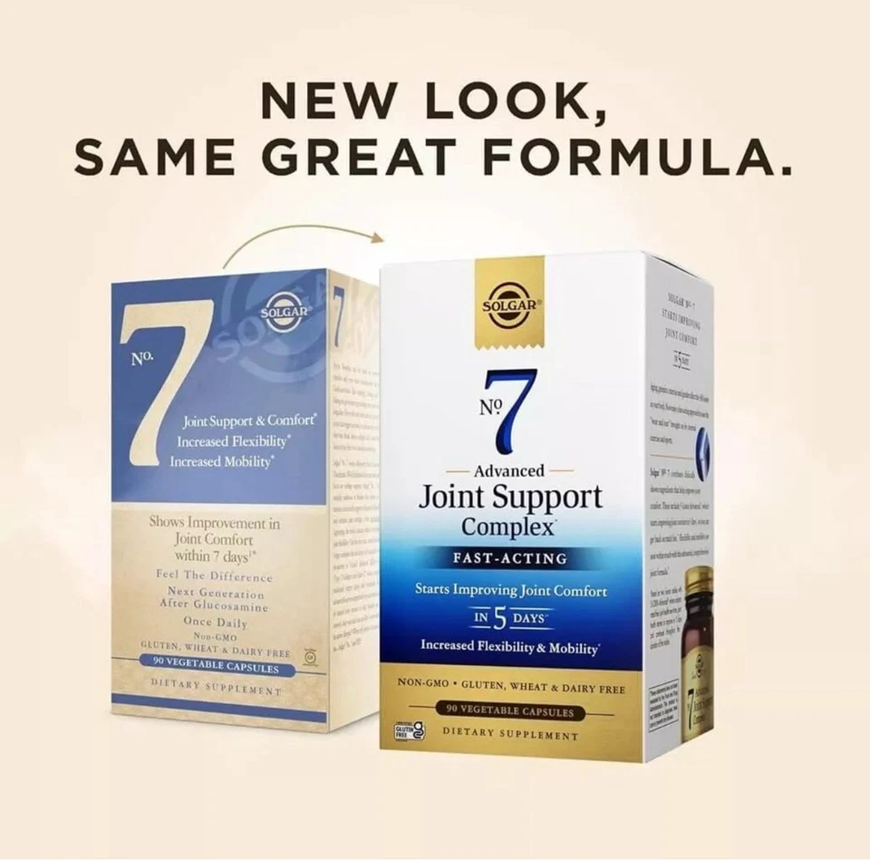 Solgar Nº 7 cápsulas vegetales Join Support - 90 unidades caducan 04/2027 Foto 2 de 4