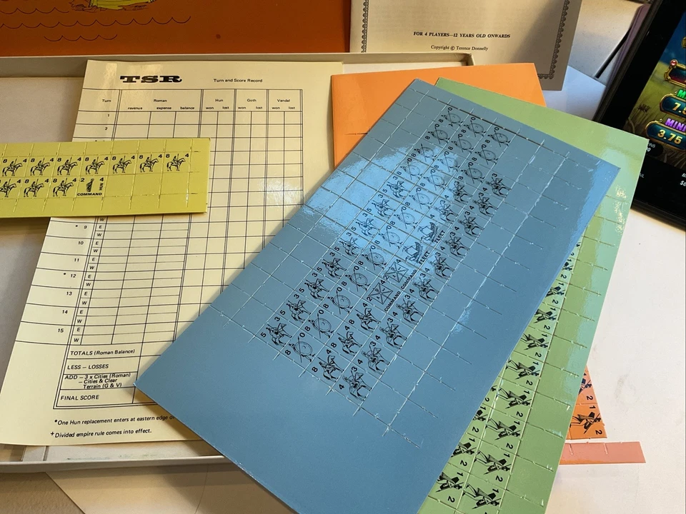 1977-Ariel Boardgame Decline and Fall of the Roman Empire: UNPUNCHED- UK Import - Image 3 of 4