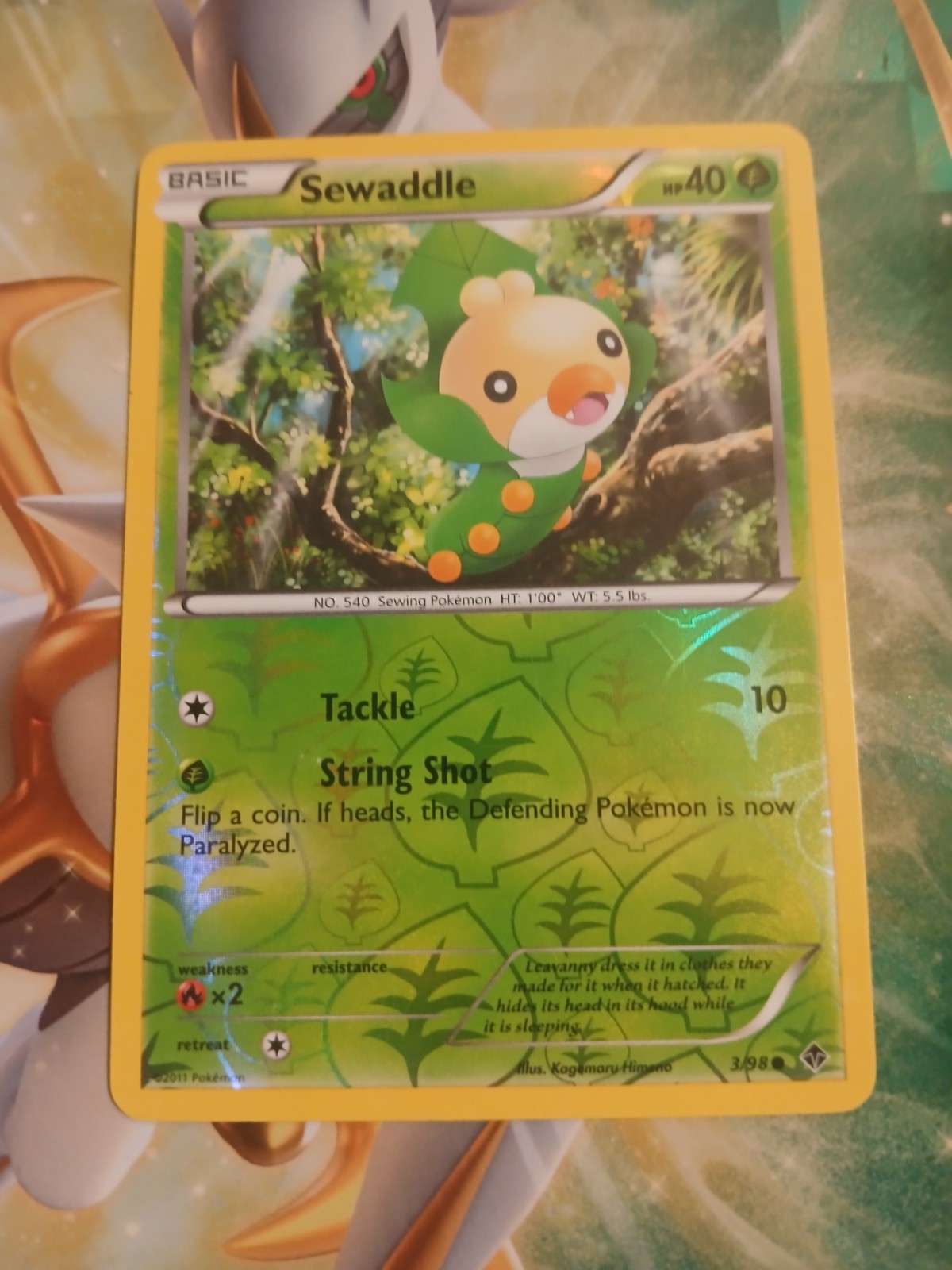 Sewaddle (3) - Emerging Powers (EPO) Reverse Holofoil NM