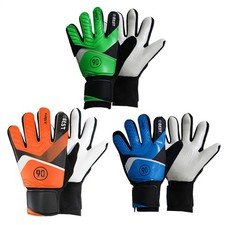 Goalkeeper Gloves Kids Boys Soccer Goalie Gloves w/ Super Grip Palms Size 5-7
