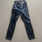 Veronica Beard Faux Leather Jeans Black 26 — photo 1