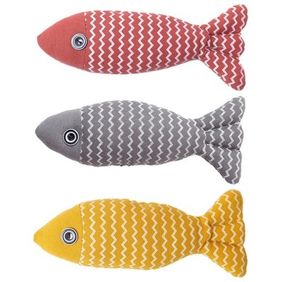 Spielzeug Fisch, Katzenminze Spielzeug Haustierspielzeug für gelangweilte Indoor Erwachsene Katzen 3er Pack Y7G24725