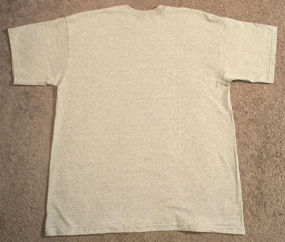 Винтажная мужская футболка Nike NHL New York Rangers со статуей Свободы логотипом серая 2XL - Изображение 4 из 4