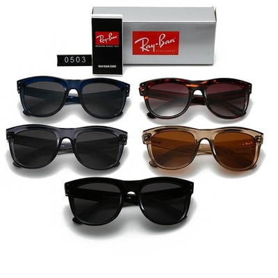 Unisex Ray-Ban RB0503 Sunglasses Multicolor Frame Multicolor Polarized Lens 55mm
