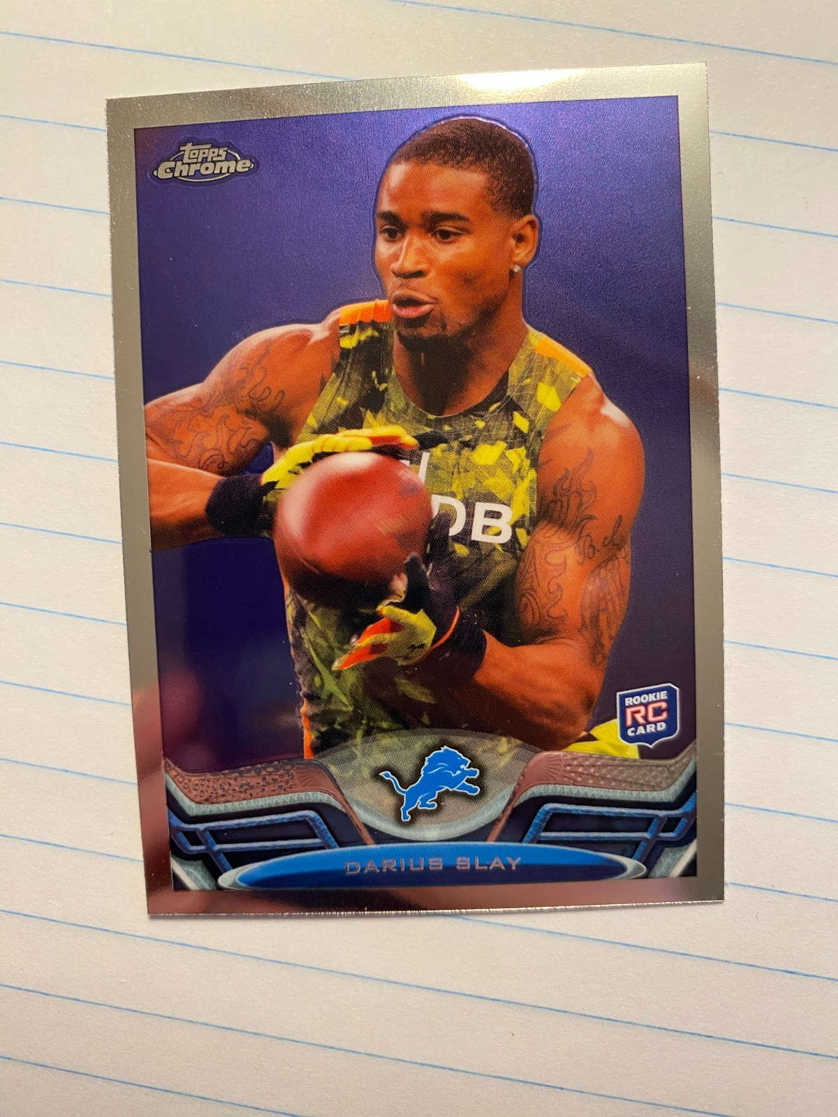2013 Topps Chrome #167 Darius Slay RC NM-MT