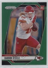 2024 Panini Prizm Rookies Green Prizm Carson Steele #377 1is4