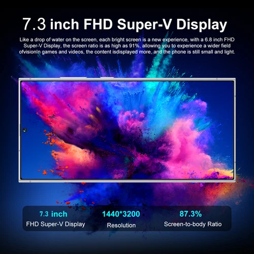 S25 Ultra 5G Smartphone 7.3" Factory Unlocked Android Phones Dual SIM 8GB+256GB - Picture 12 of 33
