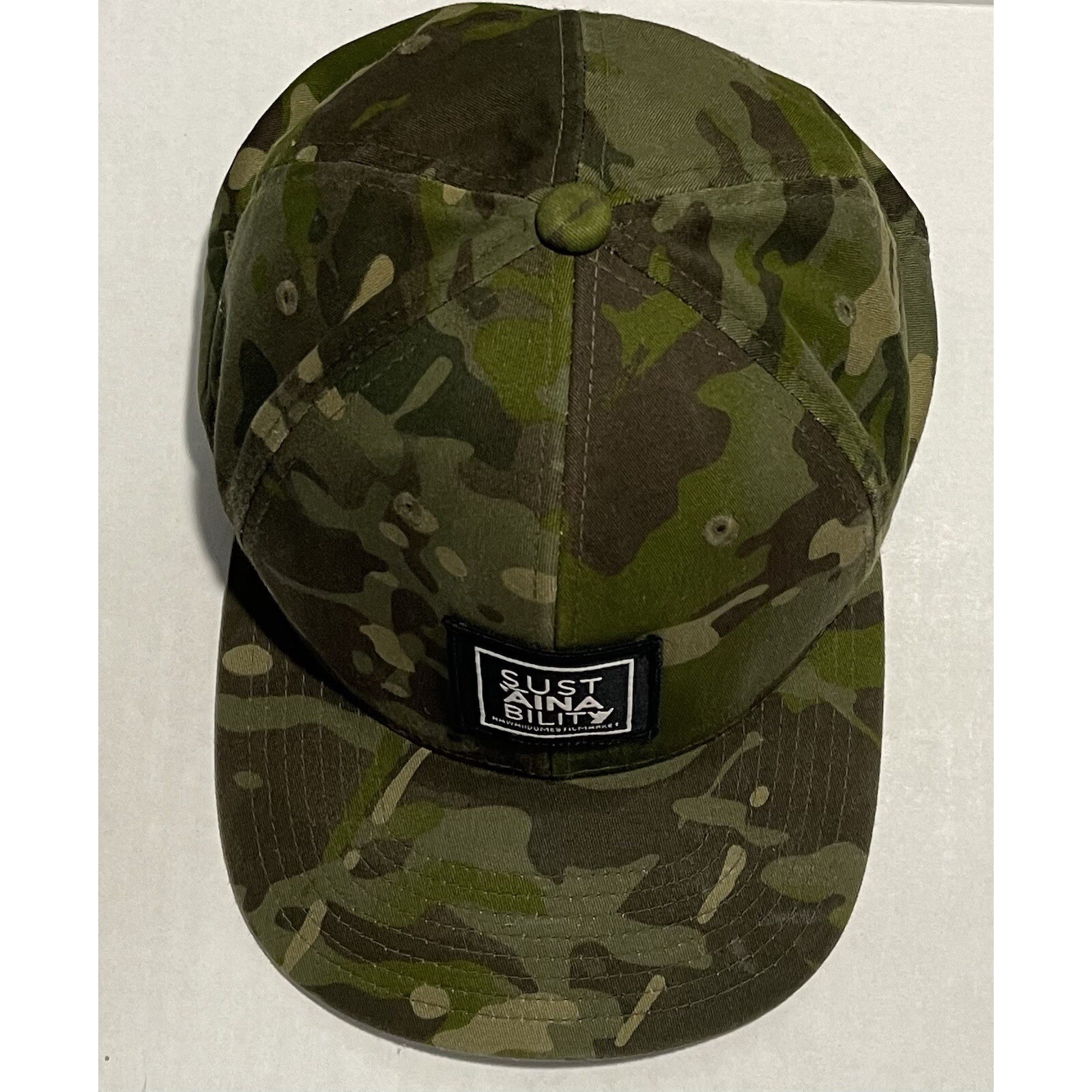 Camouflage Baseball Cap Snapback Sust'aina'bility… - image 8