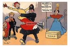 rp15258 - Suffragette Comic - art by Tom Browne - print 6x4