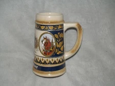 Budweiser W Germany Staffel Stonewear Horse Head Stein