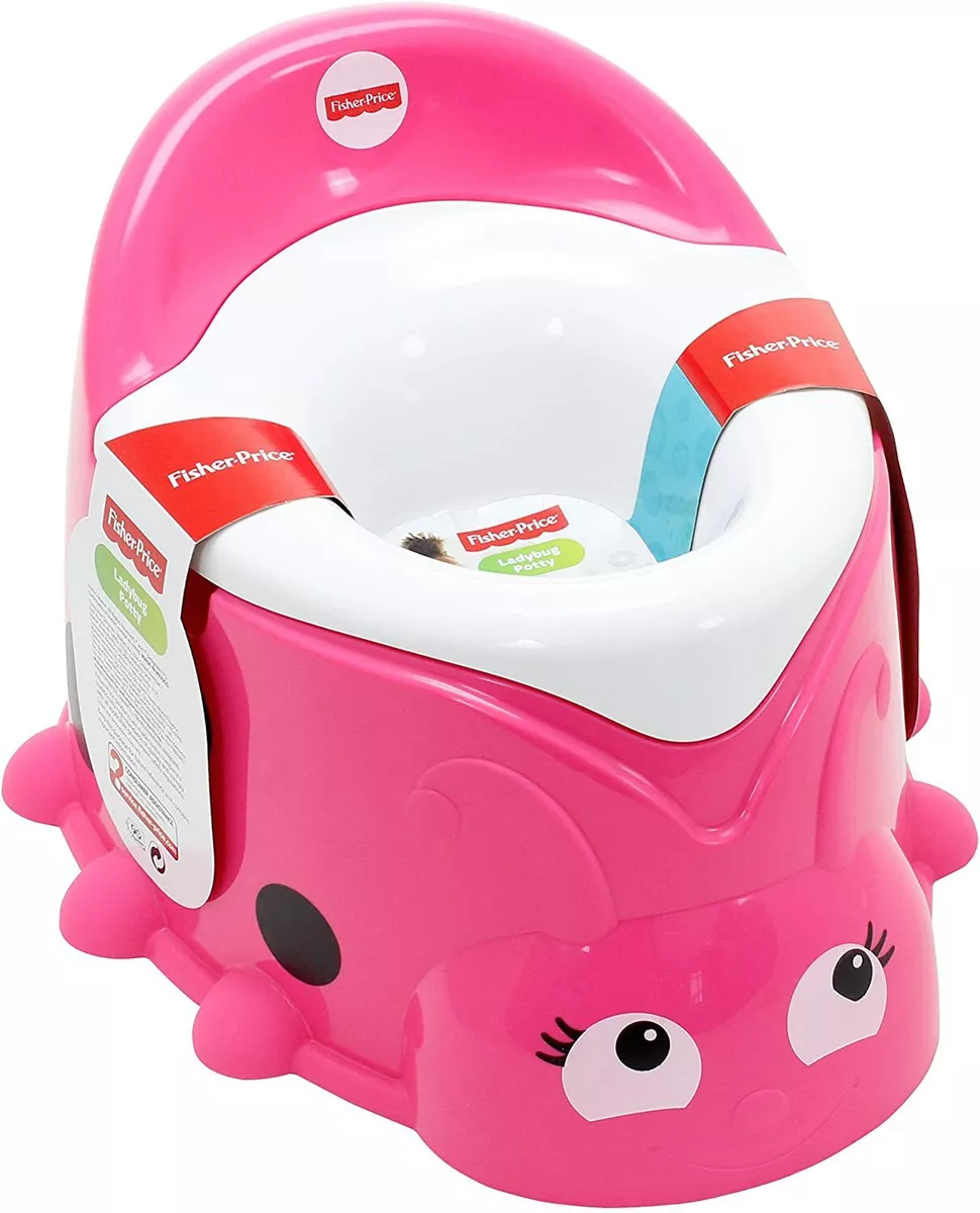 Fisher Price Ladybug Potty Easy Clean Baby Accessories Potty