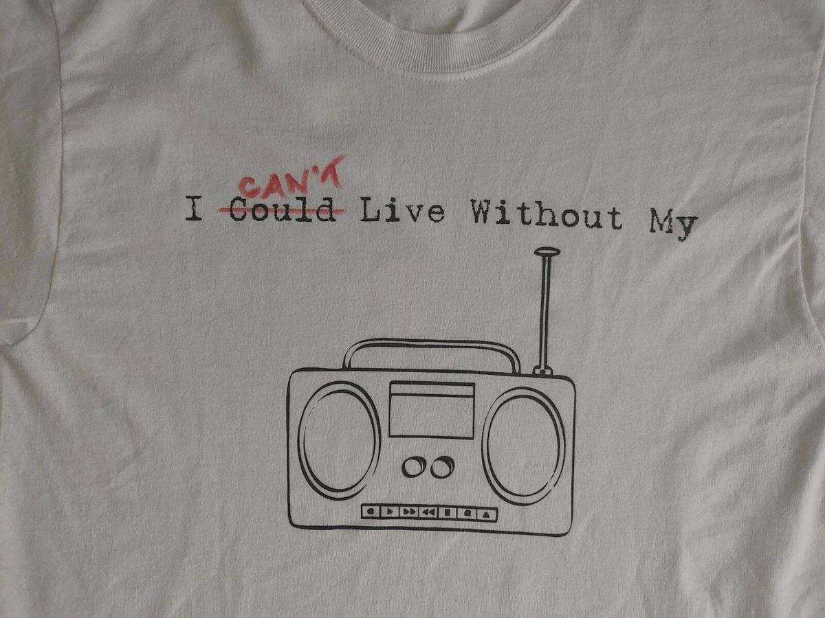 I Can't Live Without My Radio T-Shirt Old School Hip Hop Rap LL Cool J Def Jam