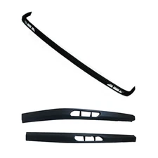 LAS UNIVERSAL L TYPE FRONT SPLITTER LIP SPOILER UNIVERSAL 2 PIECES (170x50x8 cm)