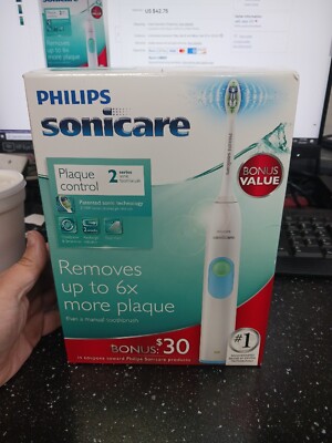 NEW Philips Sonicare 2 Series Plaque Control Electric Toothbrush HX6211/04 H5
