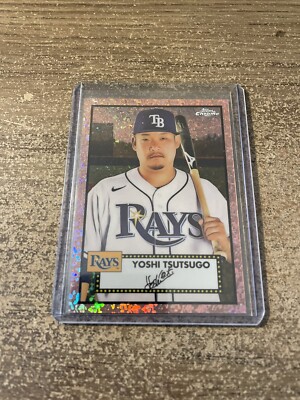 Yoshi Tsutsugo 2021 Topps Chrome Platinum Anniversary #319 #'D /75