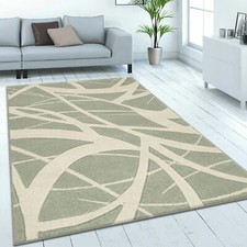 Pale Green Rug Modern Abstract Light Green Rug Pastel Carpet Extra Large Small