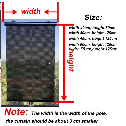Universal Rollos Saugnapf Sonnenschutz Verdunkelungsvorhang Auto Büro Fenster - Bild 5 von 20