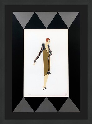 ERTE エルテ 『Manhattan Mary Ⅲ』1989年エルテ直筆サイン ERTE エルテ 『Manhattan Mary Ⅲ』1989年エルテ直筆サイン ERTE