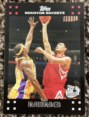 2007 Topps 50th Anniversary #11 Yao Ming Houston Rockets HOF