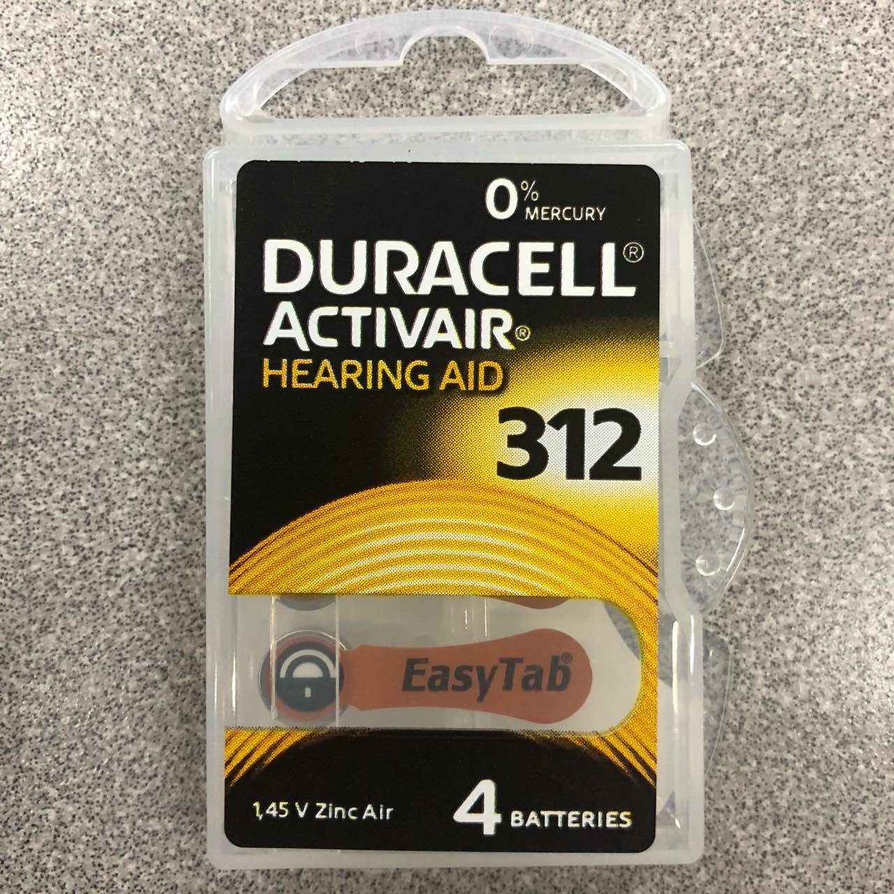 Fresh Lot 6 to 300 Duracell Activair Hearing Aid Batteries Size 312