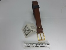 Men's Unisex Belt - Leather - Brown - E430 - Luciano Sopranos