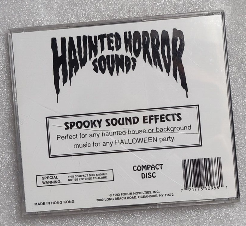 Haunted Horror Sounds Spooky Sound Effects Haunted House Sounds (CD, 1993) eBay