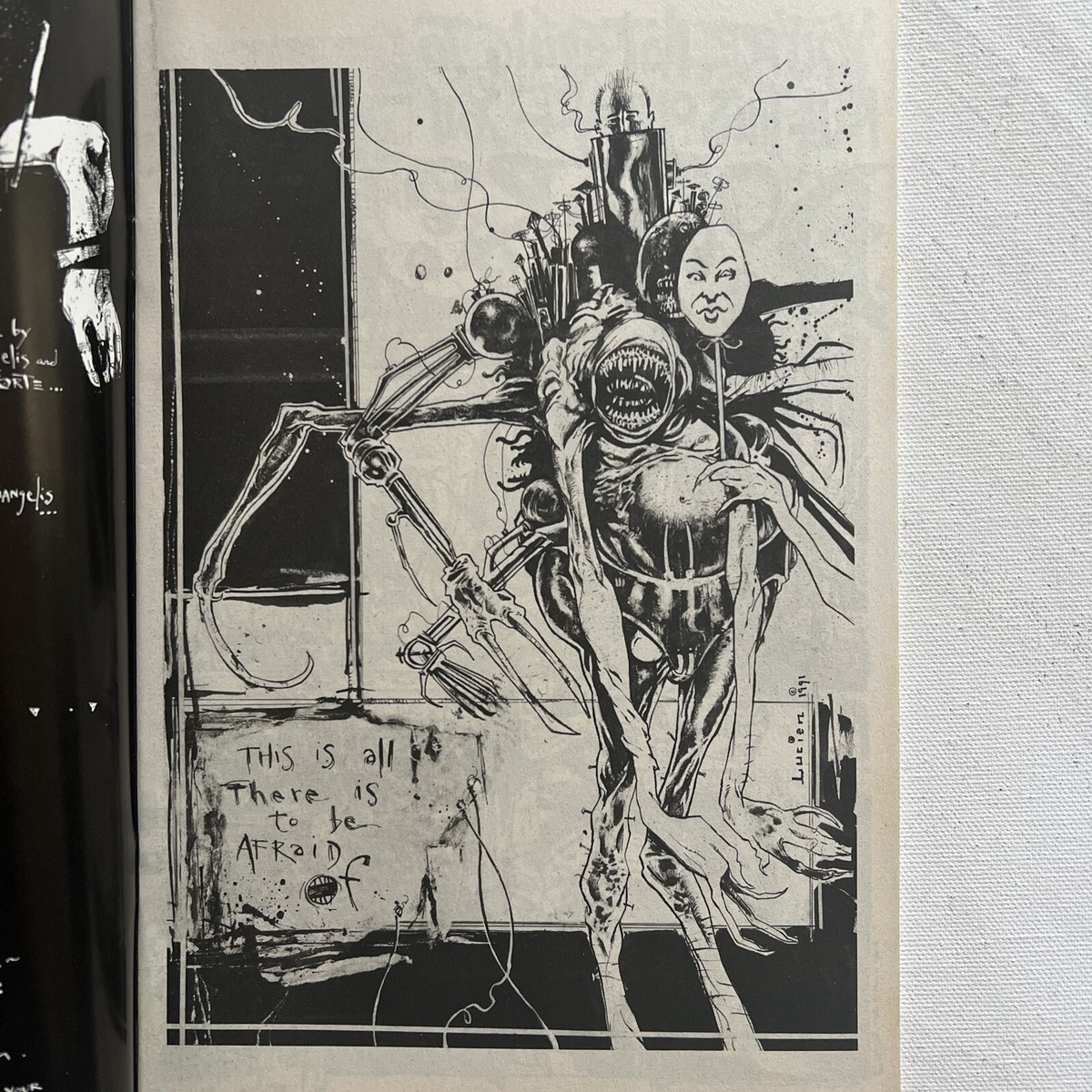 Kostabi Upheaval 1982 直筆原画 s-l1200.jpg