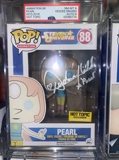 Funko Pop firmado Steven Universe Pearl #88 VA Deedee Magno PSA encapsulado