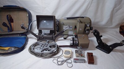 Standard 8 Kamera Sankyo 8E, Projektor Sekonic 80P, Revue Editor und Zubehör