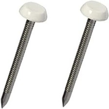 Polytop Nails - Plastic Headed Pins For Fascia & Soffit - Poly Top