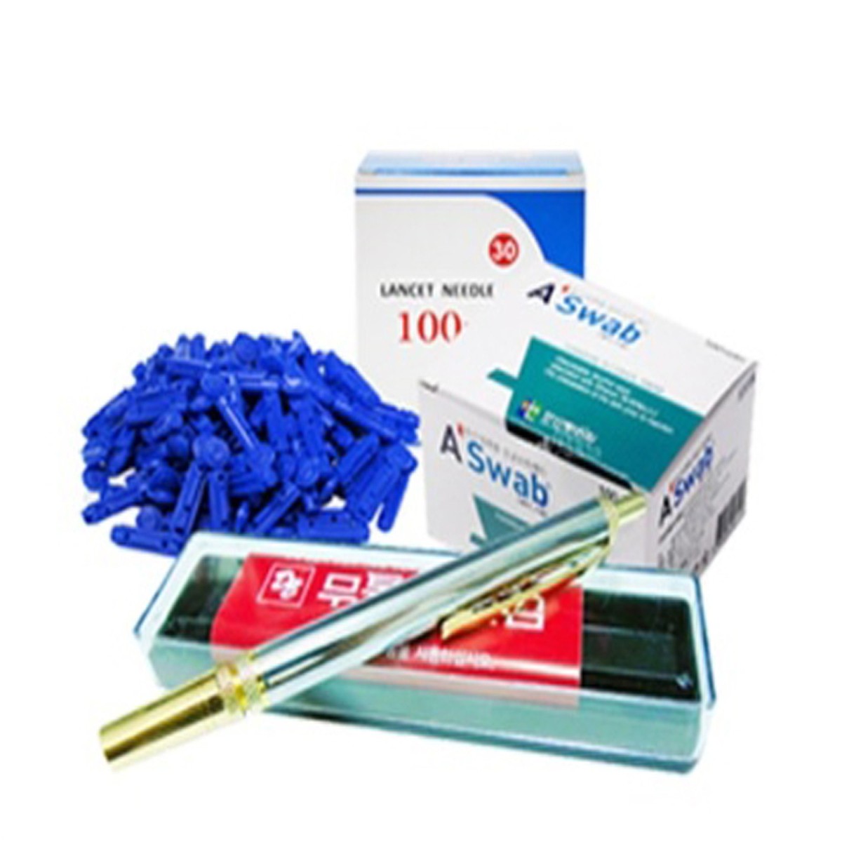 Twist Off Painless Bleeding Device+LANCET NEEDLES 200PCS+