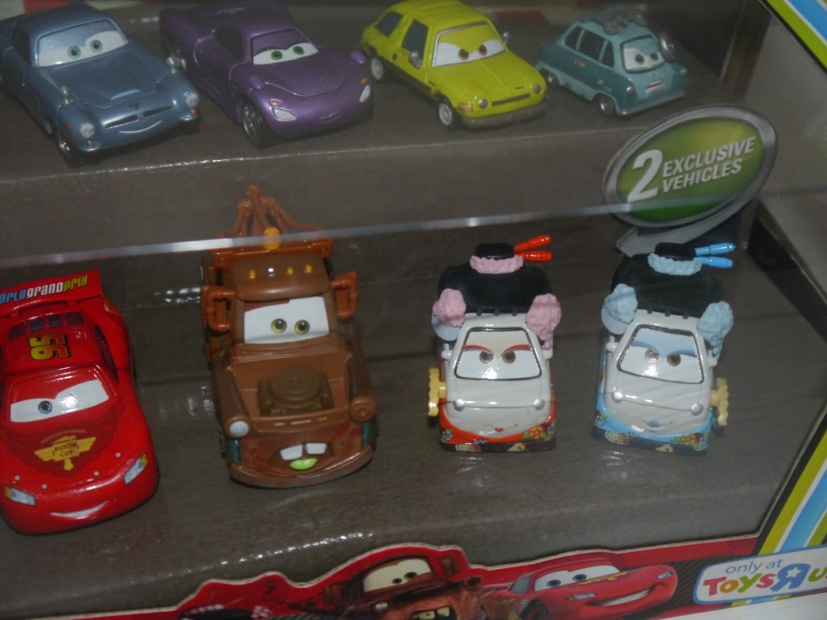 Disney Pixar Cars 2 Tokyo Spy Mix Up 10 Car Pack inc. Wasabi Mater