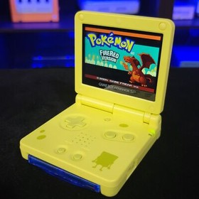 Sponge Bob Yellow Nintendo Game Boy Advance GBA SP IPS Adjustable Brightness