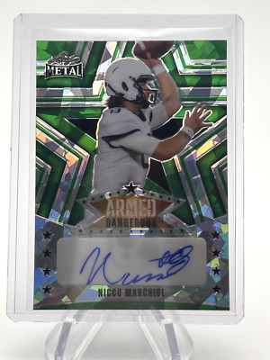 2024 LEAF METAL NICCO MARCHIOL ARMED & DANGEROUS GREEN AUTOGRAPH /3