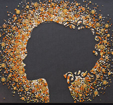 Sparkle Bead Embroidery Kit DIY Handmade Beading Craft Set