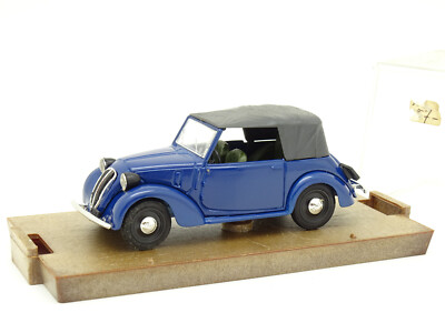 Miniature Paradcar 1/43 - Peugeot 202 Découvrable Bleue - Très Bon état