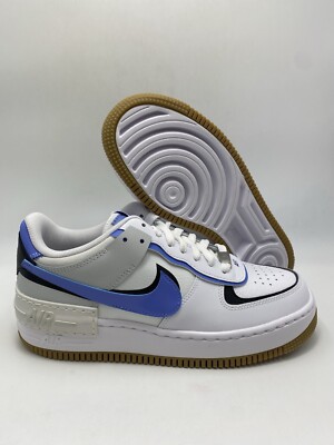 Nike W AF1 Shadow White Royal Pulse Black Shoes () Women's Size 9