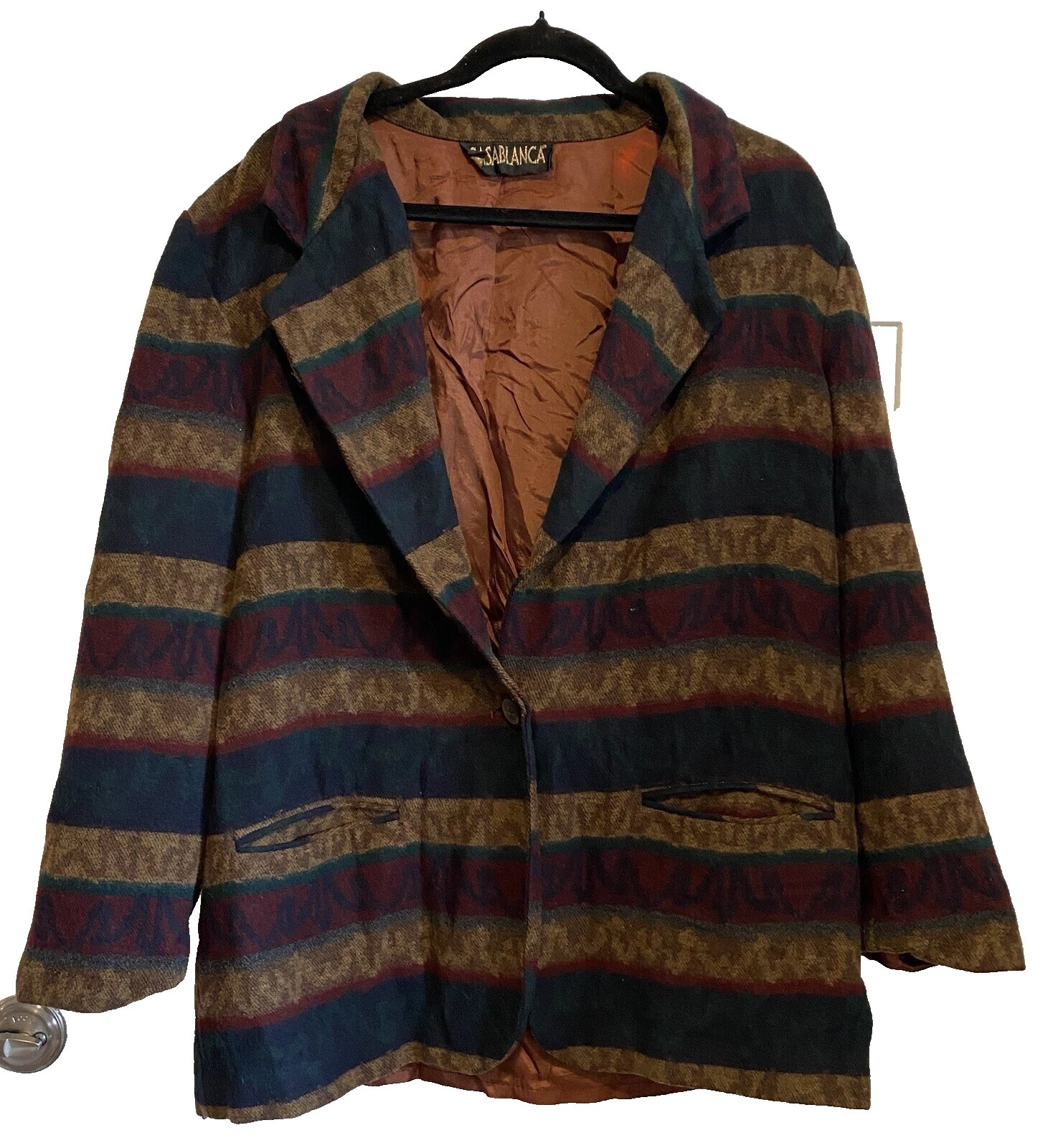 Tamaño Regular Marrón Casablanca abrigos, chaquetas y chalecos para Mujeres