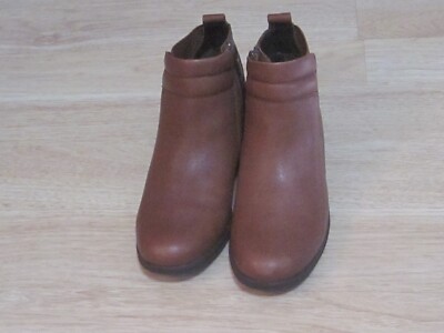 WOMENS OR GIRLS DAVID TATE FASHION BOOTS SIZE 7.5 COLOR BROWN LEATHER
