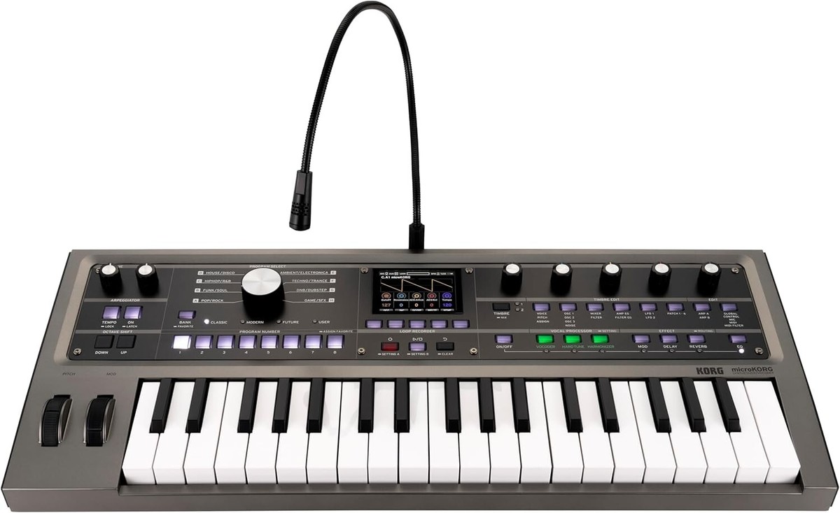 KORG microKORG2 MK-2 SYNTHSIZER VOCODER 37-Key Keyboard Analog