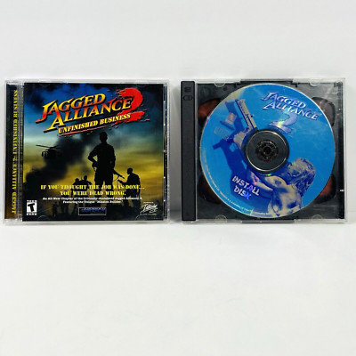 Jagged Alliance 2 and Unfinished Business 1999 PC CD-ROM Video Games for Windows