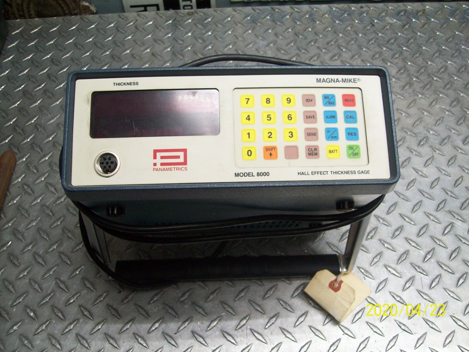PANAMETRICS MAGNAMIKE 8000 HALL EFFORT THICKNESS GAGE (NO PROBE