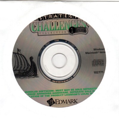 Strategy Challenges Collection 1 (Ages 8+) (CD, 1996) Win/Mac - NEW CD in SLEEVE